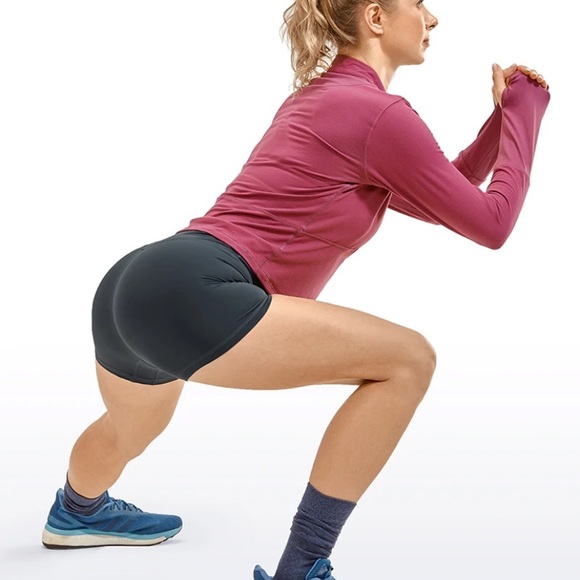 CRZ YOGA Nakedfeel Shorts 4'' Yoga Shorts Size XS(0/2) in Melanite - Picture 4 of 9